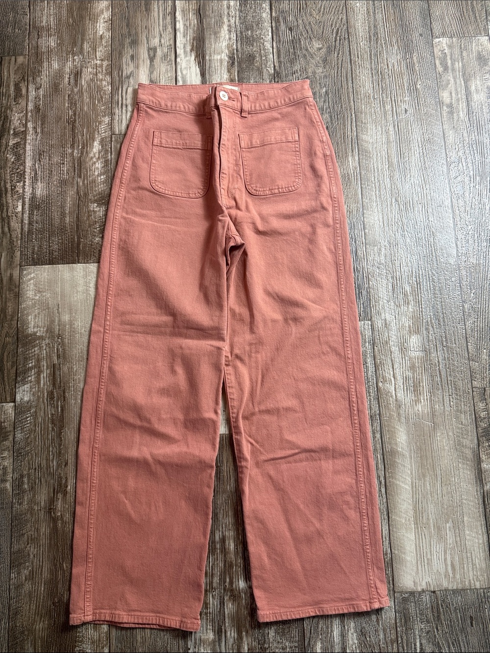 🌟Madewell 🌟Wide-Leg Jeans in Dusty Rose, 27